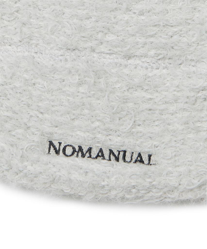Nomaenyueol Nest Hairy Beanie - Light Gray