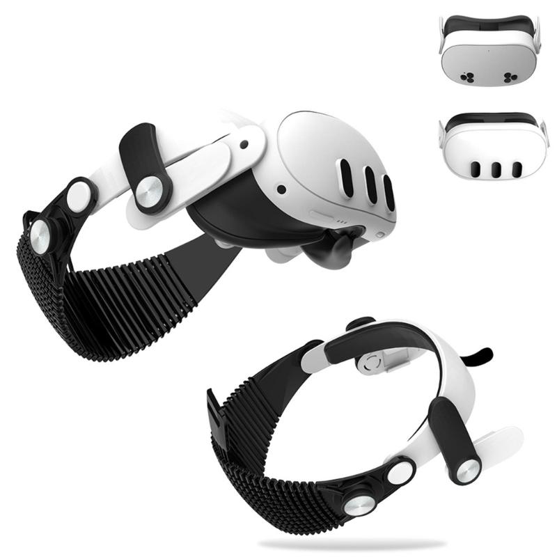 Adjustable Head Strap For VR Glasses With Breathable Memory Foam Padding Lightweighted Headband