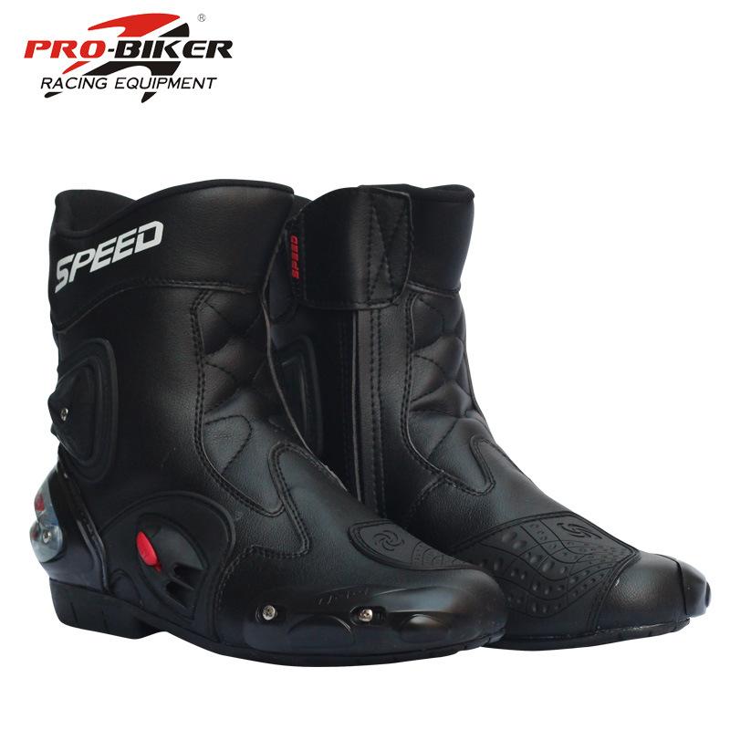 

Motorcycle Riding Boots Waterproof Anti Drop Racing Shoes Off-road Breathable All Seasons Knight Equipment 40 чорний