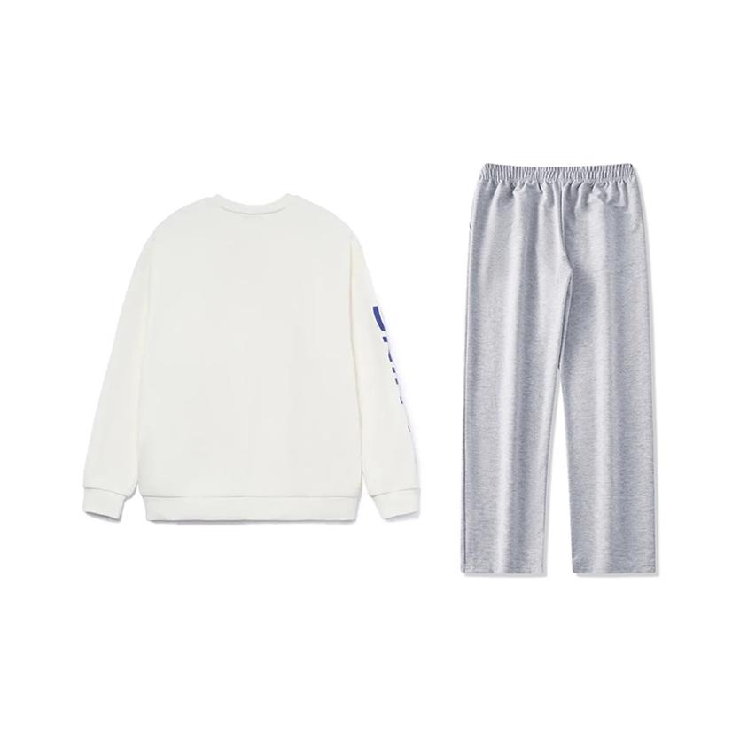 Li Ning Buchstabenprint Mode Atmungsaktiv Locker Bequem Rundhals Pullover Sweatshirt Lässiger Sportanzug Unisex Sweatshirt YWDV385-1+AKLU881-2