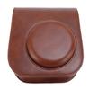 Protective Case Fit for Fujifilm Mini12 Mini11 Camera PU Leather Instant Camera Storage Bag with Shoulder Strap Brown