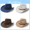Style Mens Wool Felt Fedora Hat With Wide Brim For Vintage Party Wear