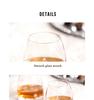 Set Whiskey Johnnie Walker Pahare de 2, Pahare Whiskey 10 OZ, Pahare Rocks pentru Scotch, Lichior Vodcă, Bourbon, Cadouri Whiskey