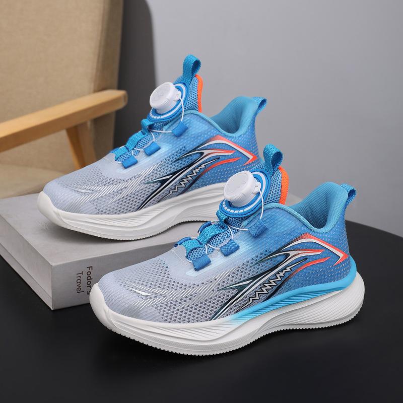 2026 summer new casual children s sneakers mesh breathable knob medium and large children s and girls shoes 28 inner length is about 17.7cm