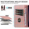 For Samsung Galaxy S23 Leather Case Litchi Texture RFID Blocking Wallet Stand Phone Cover