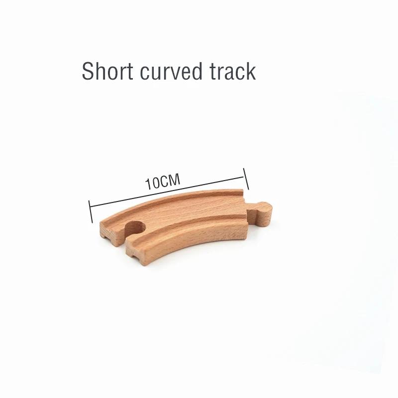 

DIY Children Wooden Train Rail Track Accessories Toy Cross Track Railway Toys Compatible All Track designed for Kids Boys Girls Gifts