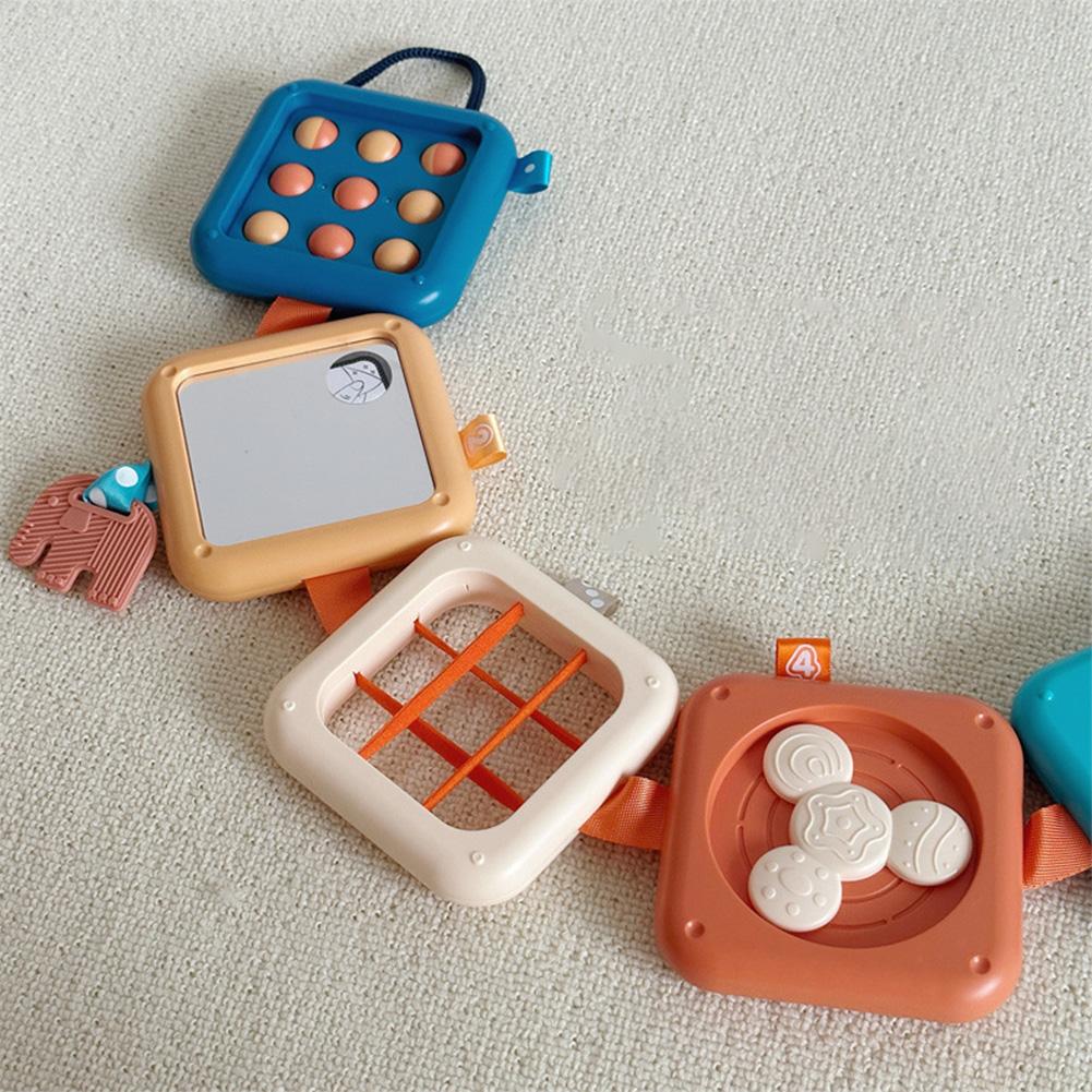 Puzzle Busy Board Toys For Kids Folding Joy Sensory Cube With 8 Activity Modules Early Educational Toys Gifts For Boys Girls