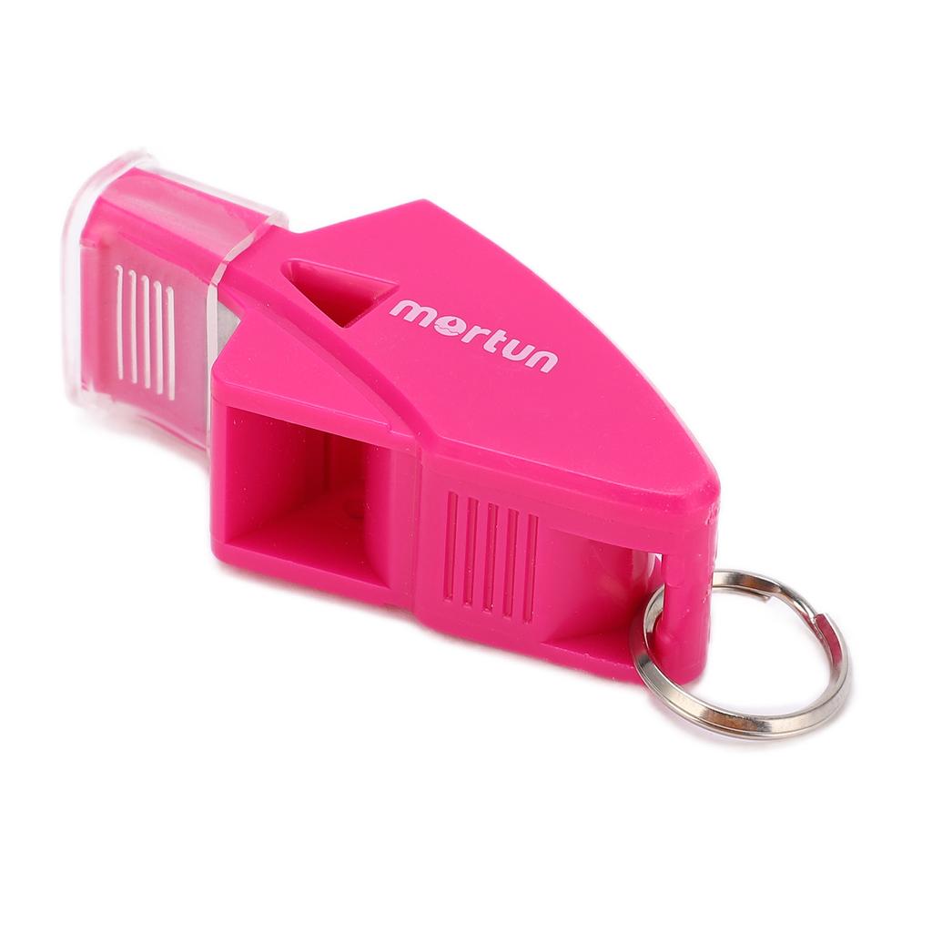 Whistle Competition Whistle E with Lanyard and Storage Box for Coaches Referees and KidsRose Red