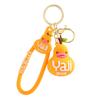 Adorable Silicone Cartoon Duck Keychain Cute Backpack Charm For Students And Kids