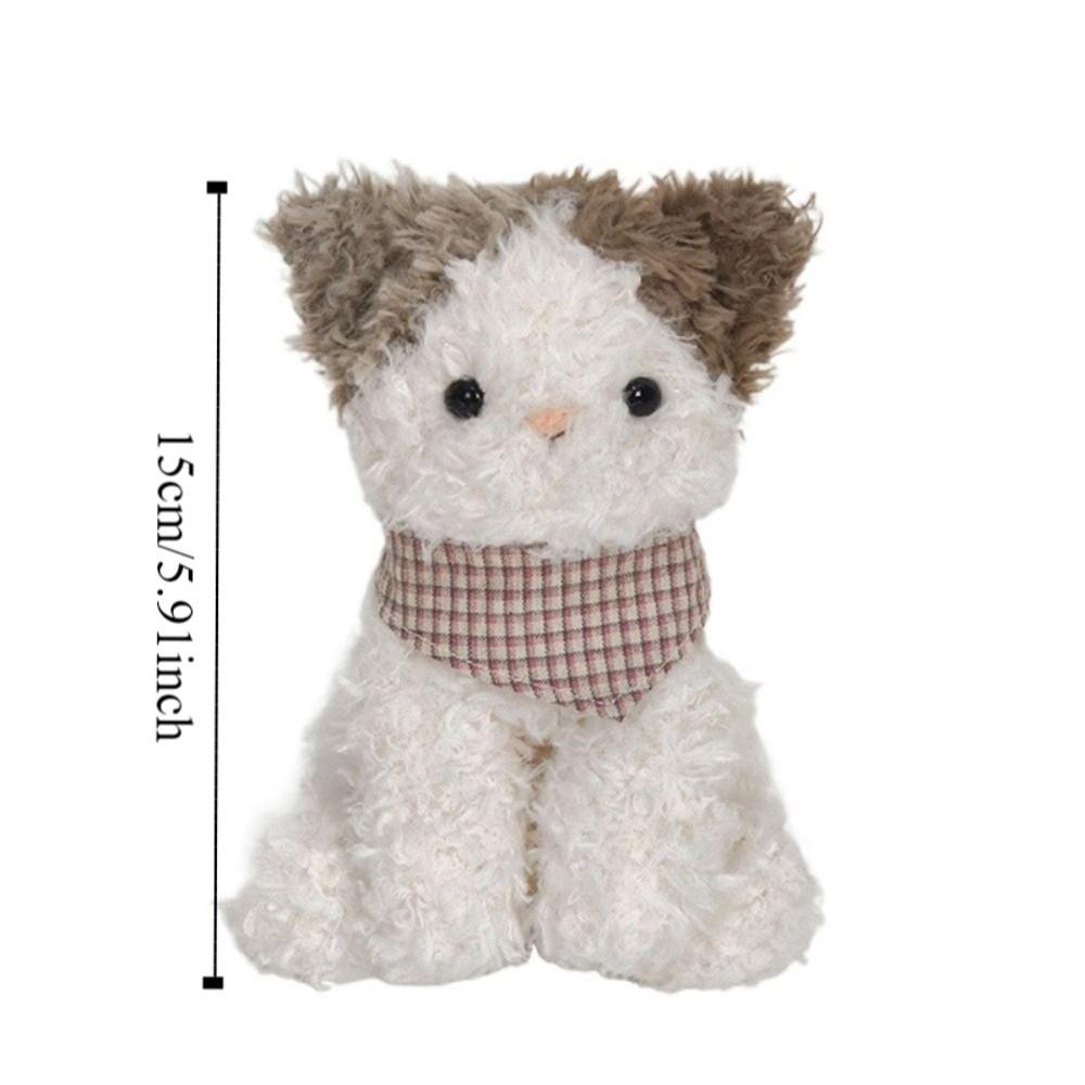 Cat Lamb Farm Animals Plush Toy Interactive Curly Haired Dog Doll  Kids Gifts