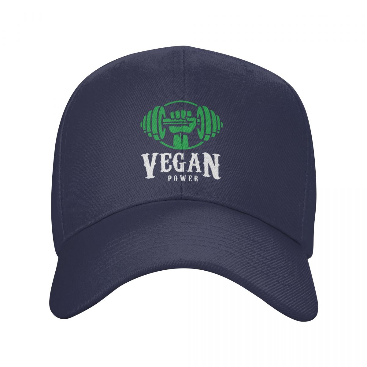 

Fashion Vegan Power Baseball Cap Women Men Personalized Adjustable Adult Powered By Plants Dad Hat Hip Hop Snapback Hats Adjustable Cap