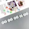 Rugby Baseball Sunflower Earring Silicone Mold Suitable for Epoxy Resin Diy Craft Pendant Stud Earrings Jewelry Making