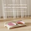 Food Feeders Pet Double Bowls Feeder Adjustable Height Cats Dogs Drinker Water Bowl Dish Elevated Feeding Supplies