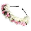 Frauen Blume Boho Floral Stirnband Girlande Festival Hochzeit Braut Haarband