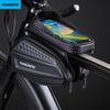 TAKEZERO A6 Factory Price Bicycle Pannier Detachable Bag Waterproof TPU Sensitive Touchscreen Bike Frame Bag Accessories