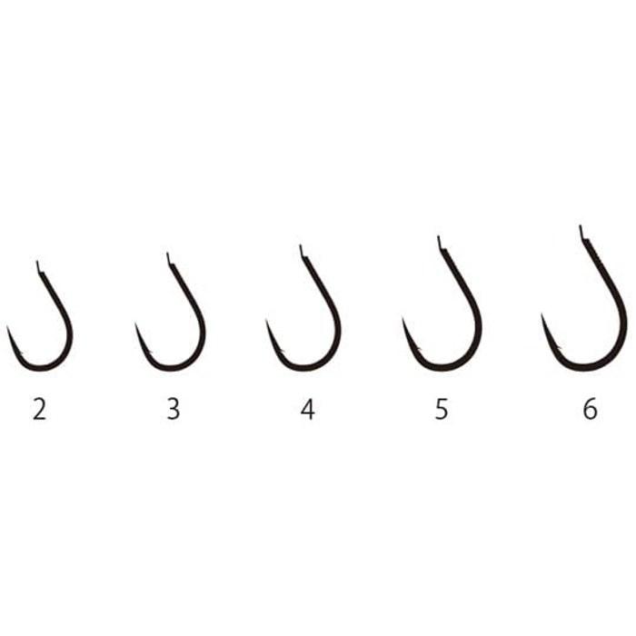 Gamakatsu Single Fine-R Hook (Brown) Size 4, No. 4
