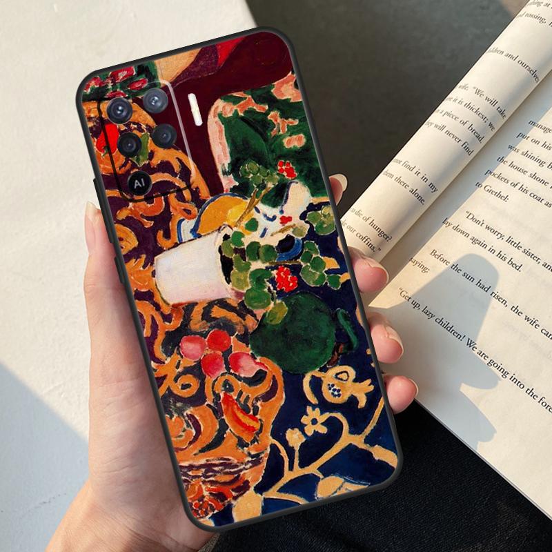 Henri Matisse Art Painting Case For Oppo A58 A98 A78 A18 A38 A60 A80 A40 A77 A57 A17 A74 A54 A94 A96 A76 A16 A15 A5 Pro