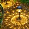 Solar Garden Decor Lights: Outdoor Courtyard Atmosphere Ground Plug Lighting for Yard and Lawn