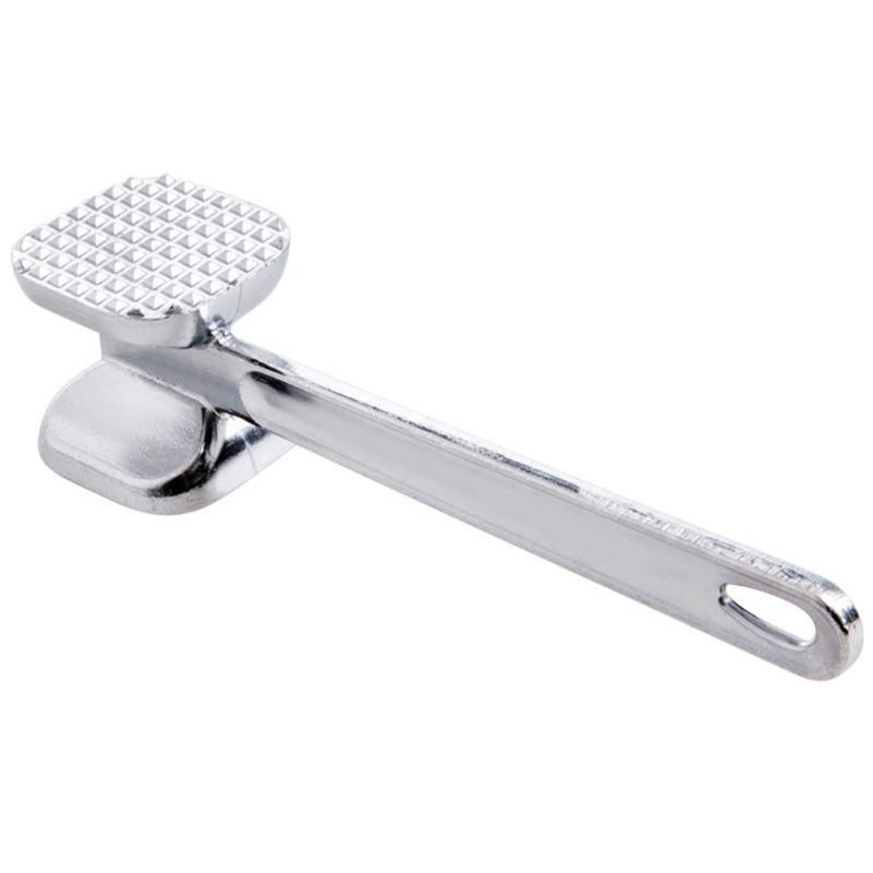 Aluminium Meat Mallets Hammer Tenderizer Textured Grip Meat Mallets Tenderizer Chicken Pounder Large Hammer Kitchen Tool