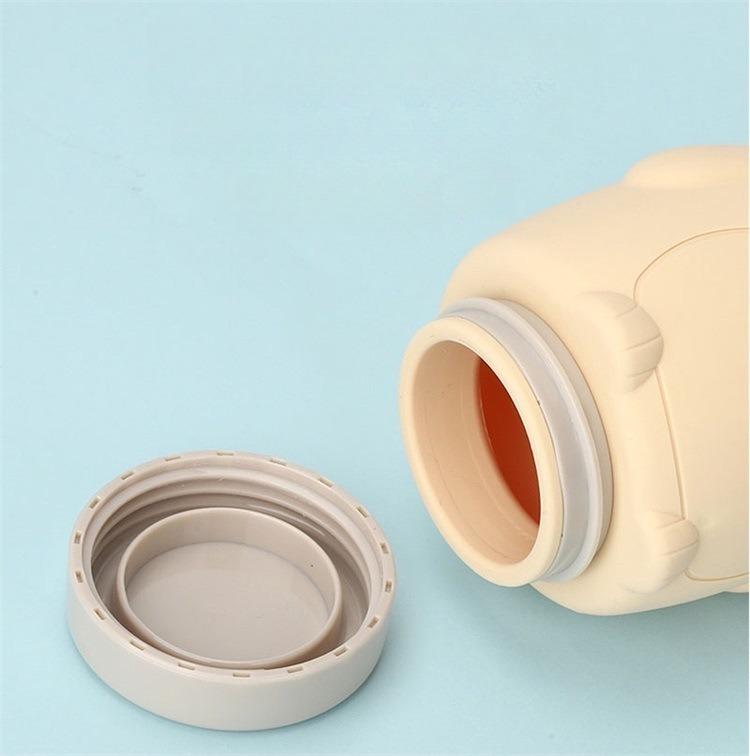 1pc Cartoon Silicone Hot Water BottleWater-fillable Hand WarmerMini Portable Hand Warmer