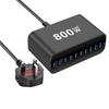 New Gallium Nitride 800W Multi-port PD Desktop Charger with AU Plug Adapter