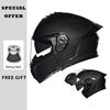 Double Visor Flip Up Motorcycle Helmets DOT ECE Full Face Modular Helmet Dual Visor Adult Men Women Couple Tail Ventilation