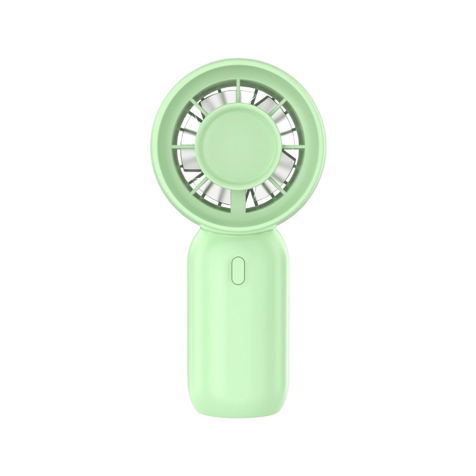 

Portable Handheld Fan USB Rechargeable Mini Fan Compact Design Lightweight Personal Cooling Device with Adjustable Speed Settings and Quiet Operation ONE SIZE зелёный