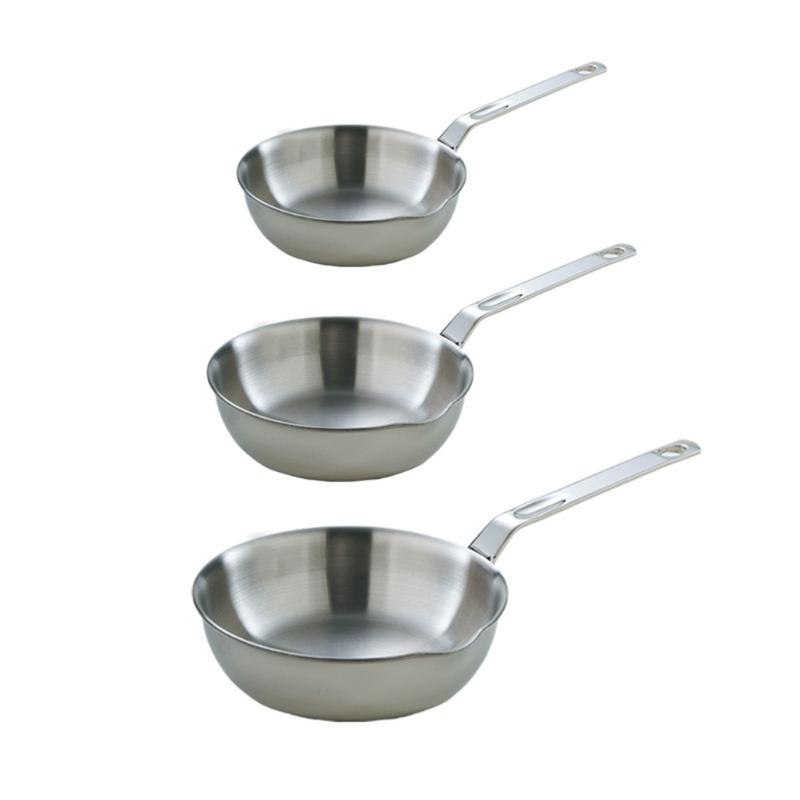 Eier Kochpfanne 316 Edelstahl Gleichmäßige Wärmeverteilung Stieltopf Für Kochfelder Küchengeschirr mit Ausguss