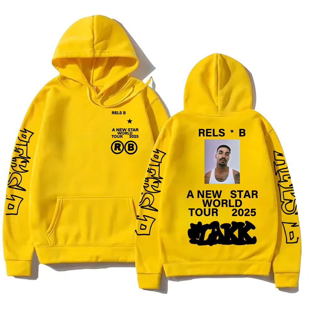 Rels BA Neue Starworld Tour 2025 Hoodies Pop Männer Frauen Sweatshirt Neue Trend Ästhetische Kleidung High Street Pullover