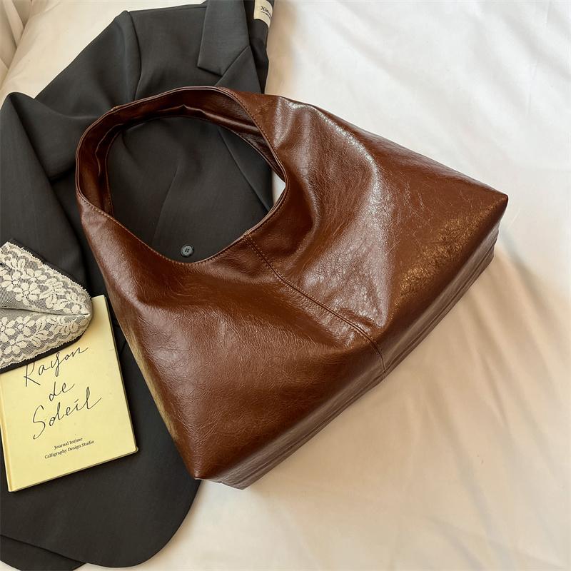 Vintage Underarm Bag Women's Tote Bag Large Capacity Shoulder Bag