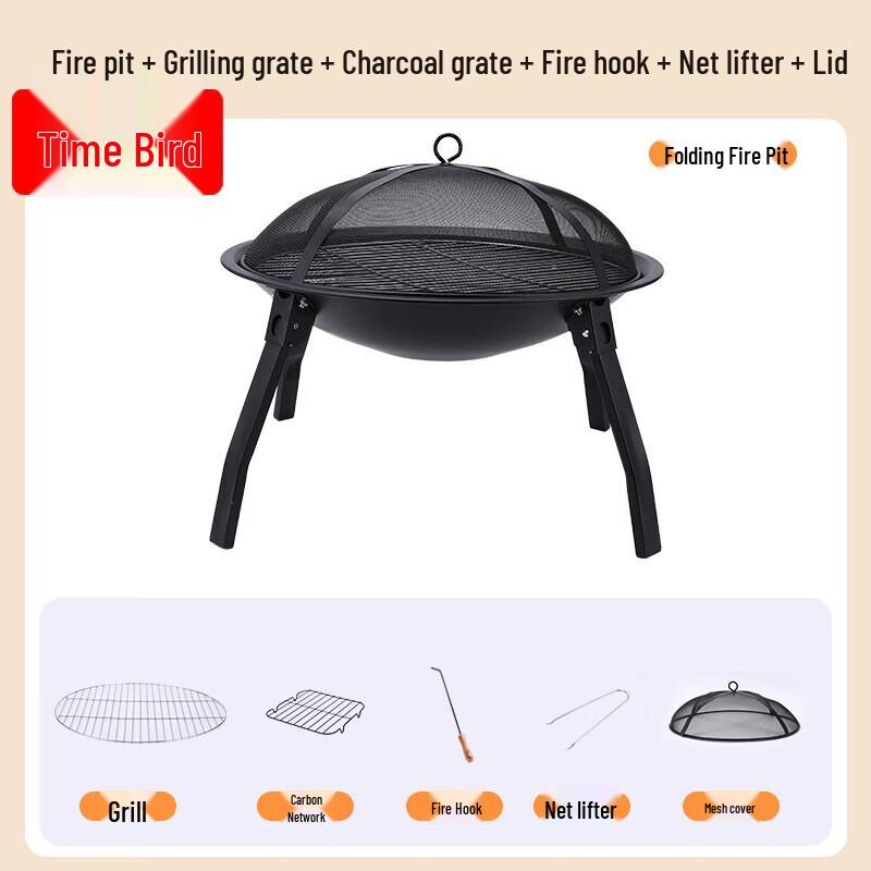 Multi-functional Outdoor Camping & Indoor Heating Wood Stove
