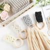 Cotton Rope Macrame Towel Holder Boho Style Wall Towel Rack New Hand Towel Hanger  Kitchen