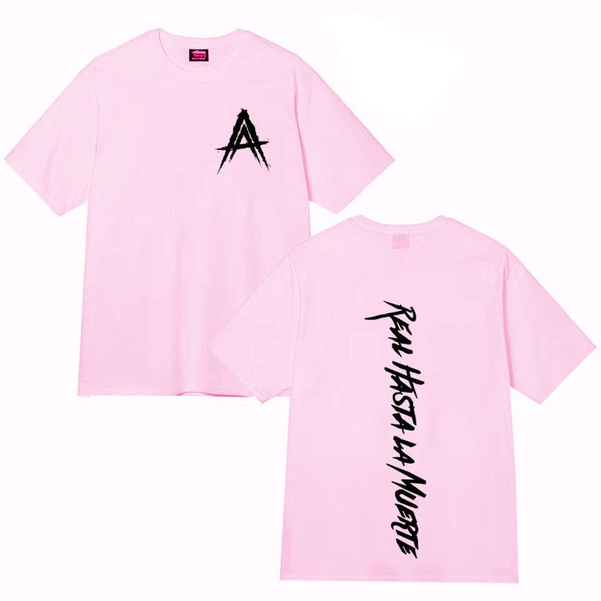 Rapper Anuel AA Real Hasta La Muerte T-shirt Harajuku Fashion Short Sleeve T Shirt Mens Women High Quality Sports Tshirts