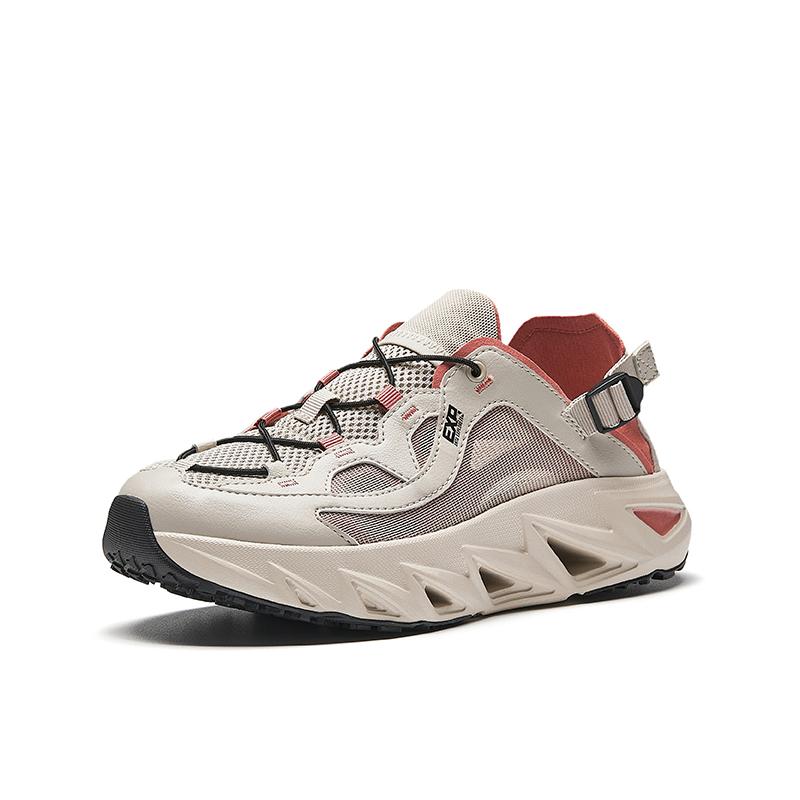 Anta Wuyi Stream Hiking Shoes Summer 2026 Thick Sole Outdoor Functional Shoes Kids shoes Fog-Gray Red 922626650-2