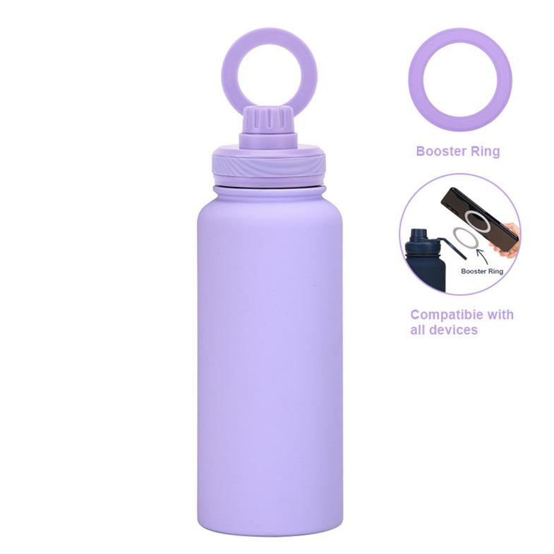 Magnetic Lid Sports Water Bottle