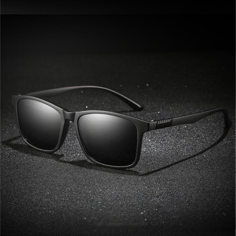 Light Weight Men Classic Polarized Sunglasses Popular UV400 Fishing Driving High Quality Hot Sale Square Sun Glasses Eyewear TR90 Delicate Jewelry
