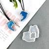 Dolphin Silicone Mold Pendant Resin Epoxy Mold for Casting Resin Keychain Mold