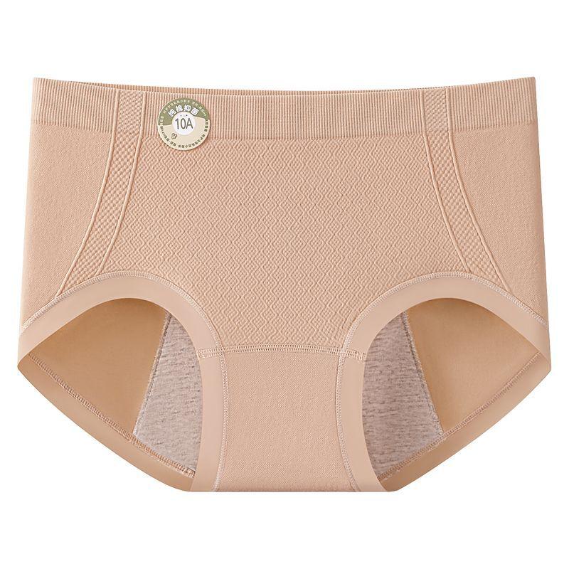 Damen Frühling und Herbst Menstruationsperiode Anti-Seitenleck Atmungsaktive Antibakterielle Schritt Taille Dreieck Slips