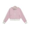 New MLB Preppy Style Collection Boston Red Sox SS25 Jackets & Coats Women's Heather Gray Pink 3FTRV1151-43PKM