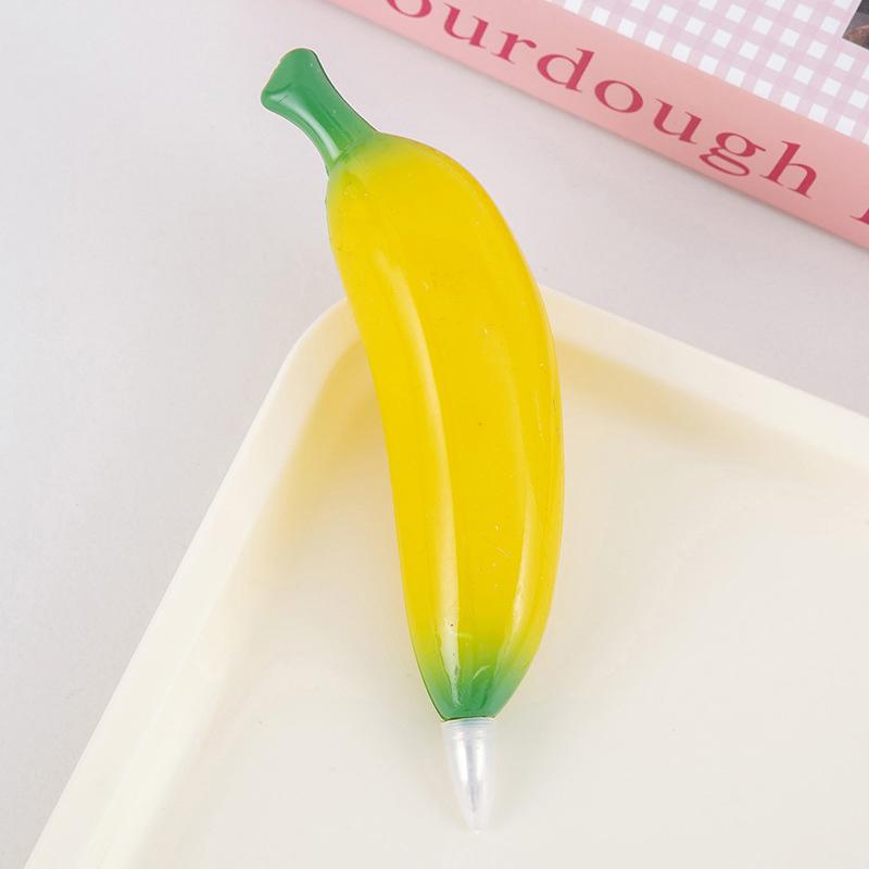 Sevimli Karikatür Meyve Sebze Şekilli Kalem Yaratıcı Okul Ofis Jel Kalemler Hediye Malzemeleri Kırtasiye