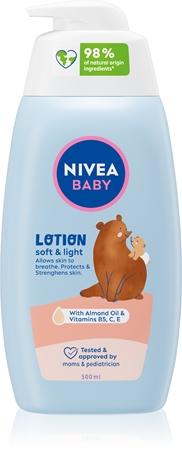 

NIVEA BABY увлажняющее молочко для тела TU прозрачный