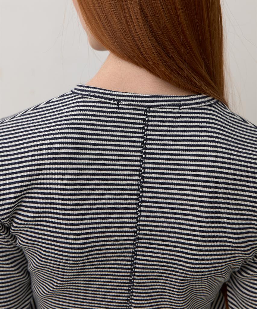 320SHOWROOM Noah Stitch Stripe Tee Navy