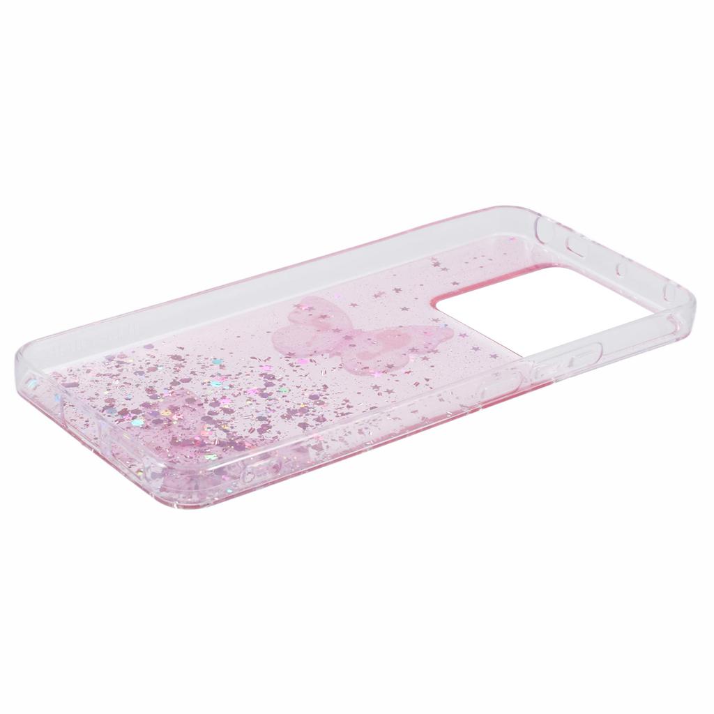 AW Series For Xiaomi Redmi Note 13 Pro 5G/Poco X6 5G Case TPU+PVC Butterfly Pattern Phone Cover