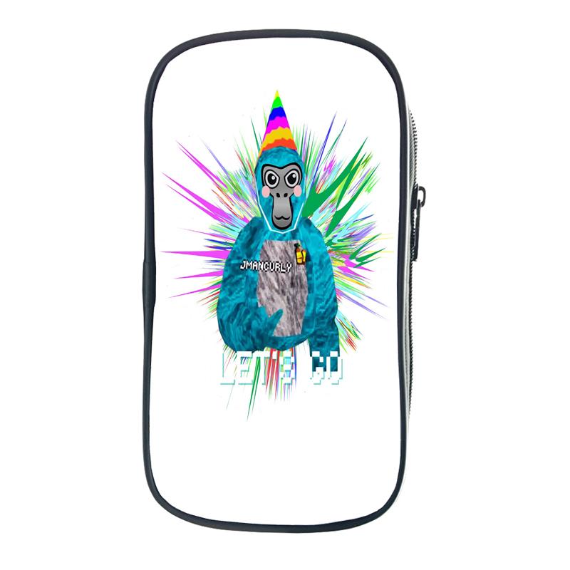 

Коробка канцелярских принадлежностей Gorilla Tag Monke, милые игрушки, аниме, кавайная обезьянка, студент, большая емкость, ручка, сумка для канцелярских принадлежностей, подарки на день рождения 14