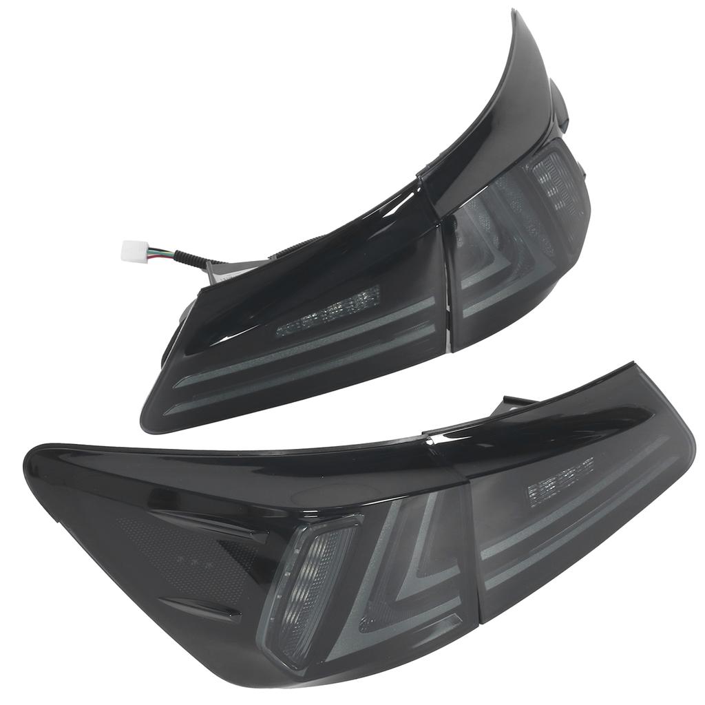 Full LED Tail Lights Smoked Lens IP67 Proof Fit for IS250 IS350 ISF 2006 2013