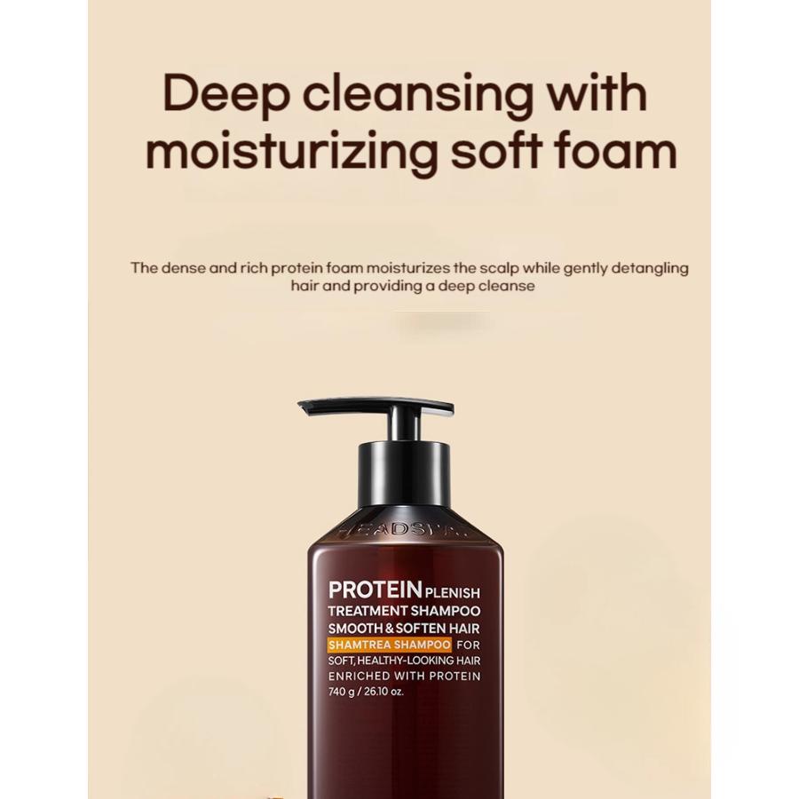 Headspa7 Protein Plenish Treatment Shampoo 740g