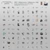 Journal GO 100pcs Creative Overlapping Pattern Stickers for Card Kraft Making Collage Junk Journal Decoration Decals Stationery