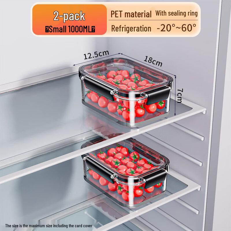 ZISIZ Large Capacity Food Grade Refrigerator Fresh-keeping Box