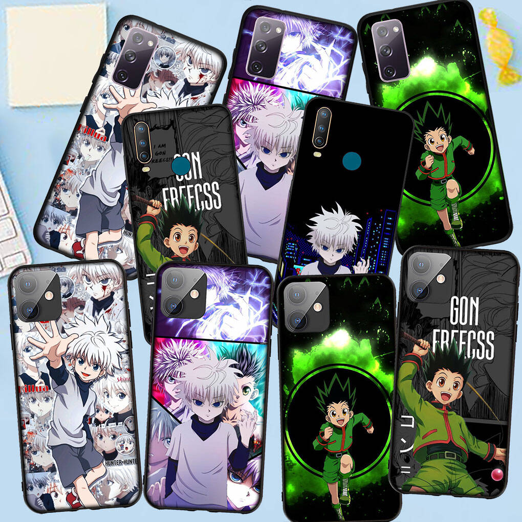 Phone Case for iPhone 17 16 15 Plus Huawei P30 P20 Lite Redmi Note 14 12 11 13 Pro Max OPPO A60 A80 A40 A18 Killua Hunter X Hunter Gon Freecss Cartoon