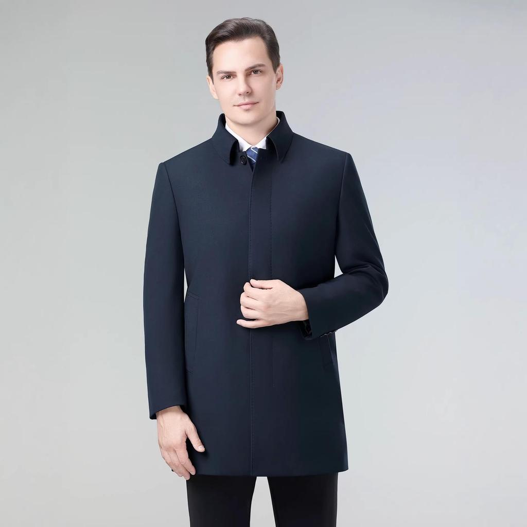 2025 Herren Business Casual Jacke mit abnehmbarem Daunenfutter - Winter Dicke Oberbekleidung